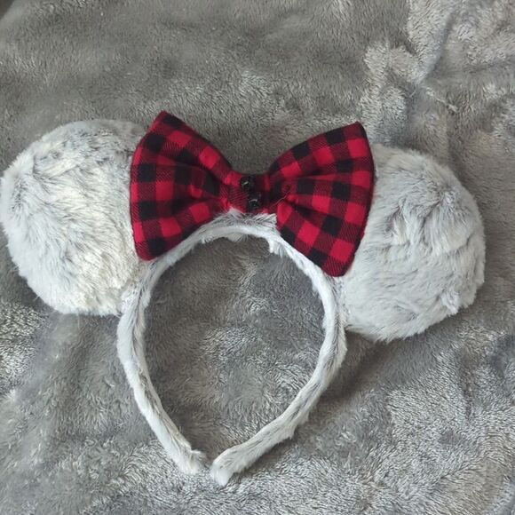 Disney Minnie mouse Christmas handmade ears - Picture 1 of 6